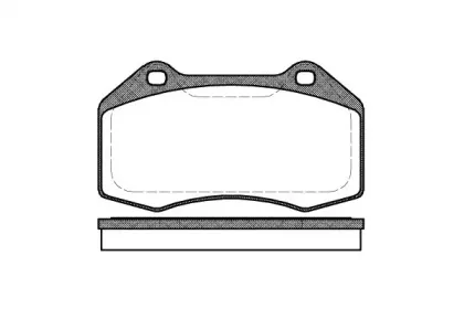 Комплект тормозных колодок, дисковый тормоз REMSA купить