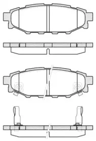 Колодки гальмівні дискові REMSA купить