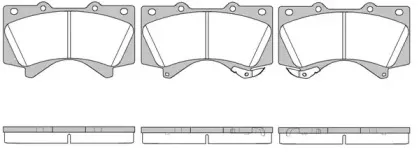 Колодки гальмівні дискові REMSA купить