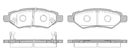 Колодки гальмівні дискові (комплект 4 шт) REMSA купить