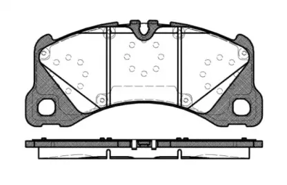 Колодки гальмівні дискові REMSA купить