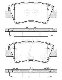 Колодки гальмівні дискові REMSA купить