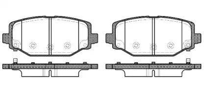 Колодки гальмівні дискові REMSA купить