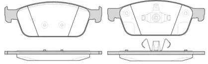 Колодки гальмівні дискові REMSA купить
