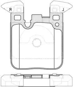 Комплект тормозных колодок, дисковый тормоз REMSA купить