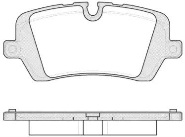 Колодки гальмівні дискові REMSA купить