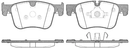 Комплект тормозных колодок, дисковый тормоз REMSA купить