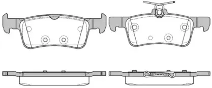 Колодки гальмівні дискові REMSA купить