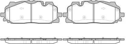Колодки гальмівні дискові REMSA купить