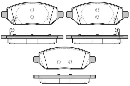 Комплект тормозных колодок, дисковый тормоз REMSA купить