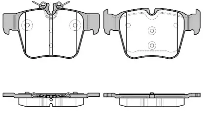 Колодки гальмівні дискові REMSA купить