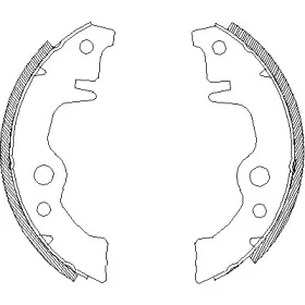 Комплект тормозных колодок REMSA купить