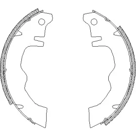 Комплект тормозных колодок REMSA купить