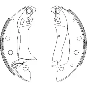 Комплект тормозных колодок REMSA купить