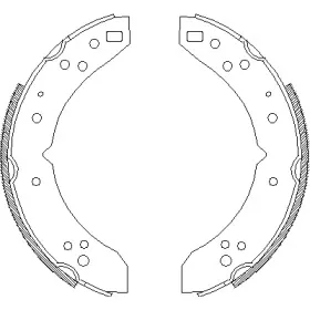 Комплект тормозных колодок REMSA купить