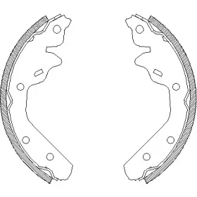 Комплект тормозных колодок REMSA купить