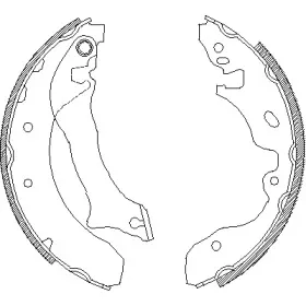 Колодки гальмівні барабанні REMSA купить