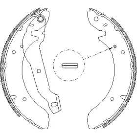 Комплект тормозных колодок REMSA купить