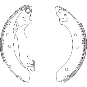 Комплект тормозных колодок REMSA купить