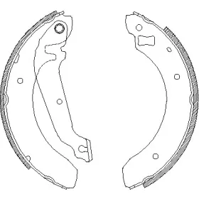 Комплект тормозных колодок REMSA купить