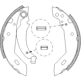 Комплект тормозных колодок REMSA купить