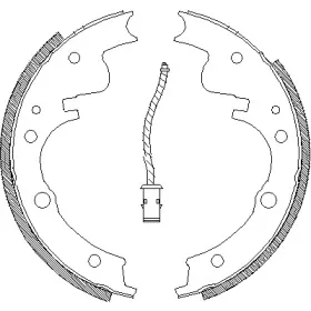 Комплект тормозных колодок REMSA купить