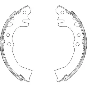 Комплект тормозных колодок REMSA купить
