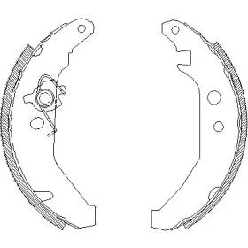 Комплект тормозных колодок REMSA купить