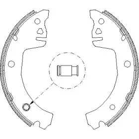 Комплект тормозных колодок REMSA купить