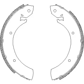 Комплект тормозных колодок REMSA купить