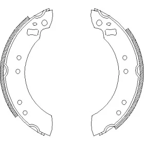 Комплект тормозных колодок REMSA купить