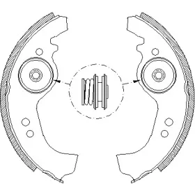 Комплект тормозных колодок REMSA купить