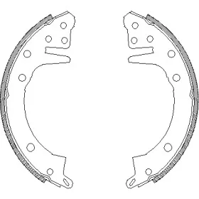 Комплект тормозных колодок REMSA купить