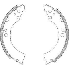 Комплект тормозных колодок REMSA купить