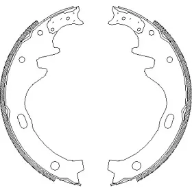 Комплект тормозных колодок REMSA купить