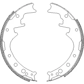 Комплект тормозных колодок REMSA купить