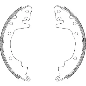 Комплект тормозных колодок REMSA купить