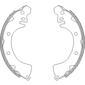 Комплект тормозных колодок REMSA купить