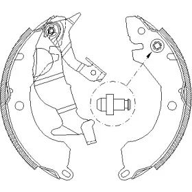 Колодки гальмівні барабанні REMSA купить