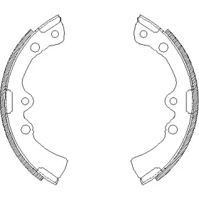 Комплект тормозных колодок REMSA купить