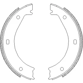 Колодки гальмівні барабанні REMSA купить