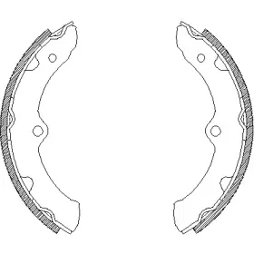 Комплект тормозных колодок REMSA купить