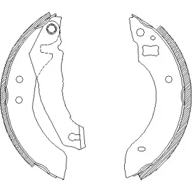 Комплект тормозных колодок REMSA купить