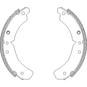Комплект тормозных колодок REMSA купить