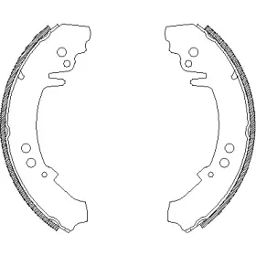 Комплект тормозных колодок REMSA купить
