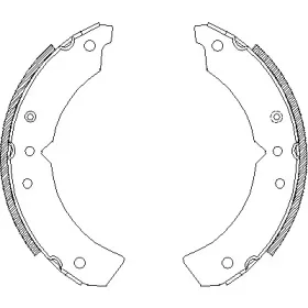 Комплект тормозных колодок REMSA купить