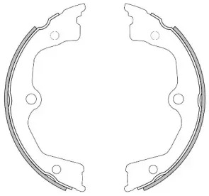 Колодки гальмівні барабанні REMSA купить