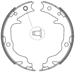 Колодки гальмівні барабанні REMSA купить