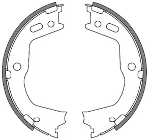 Колодки гальмівні барабанні REMSA купить