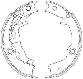 Колодки гальмівні барабанні REMSA купить